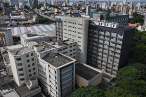 Foto área do Hospital das Clinicas da UFMG