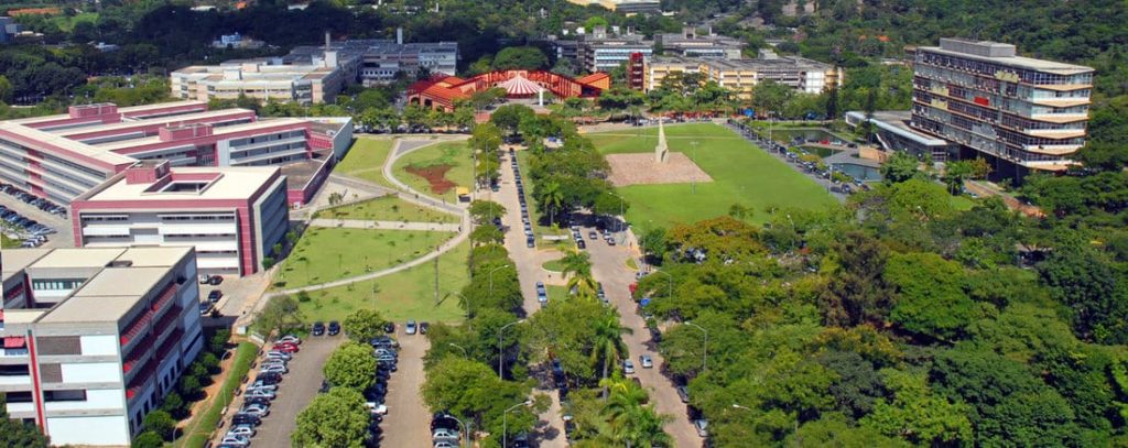 Foto área do Campus Pampulha da UFMG